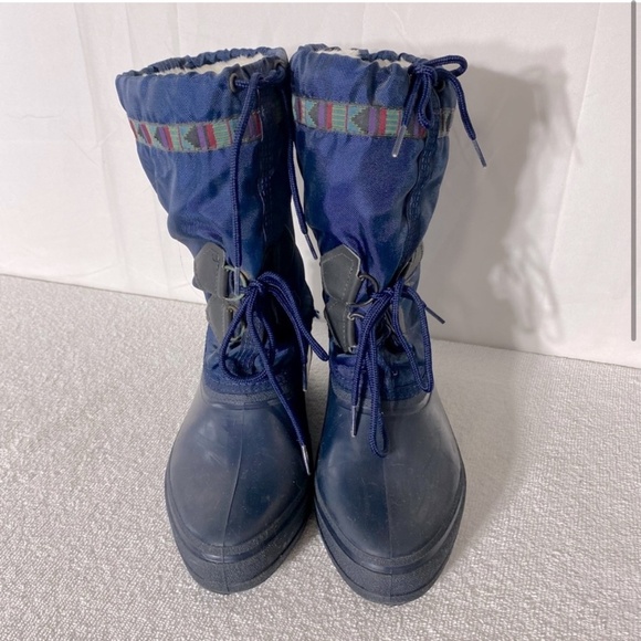 Vintage Baffin Navy Blue Insulated Winter Boots 9 - Picture 2 of 14